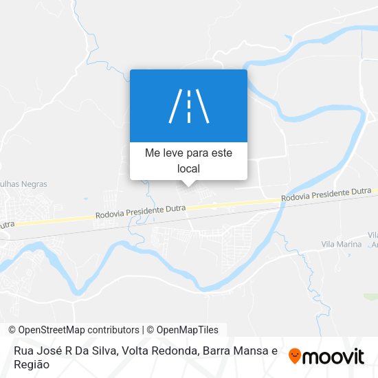 Rua José R Da Silva mapa