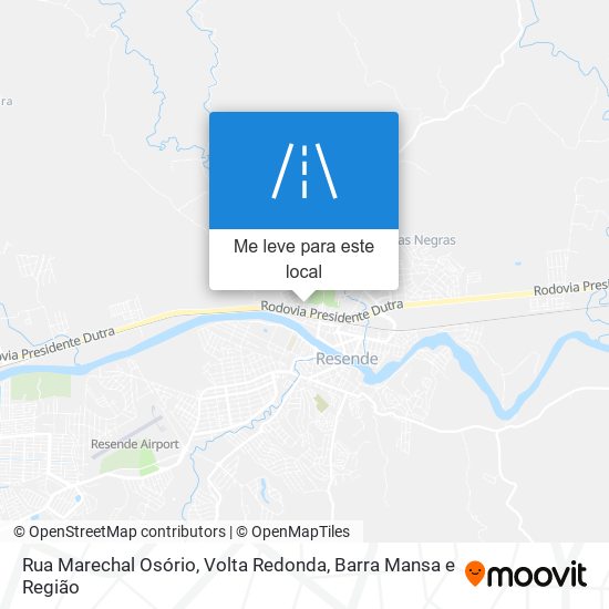 Rua Marechal Osório mapa