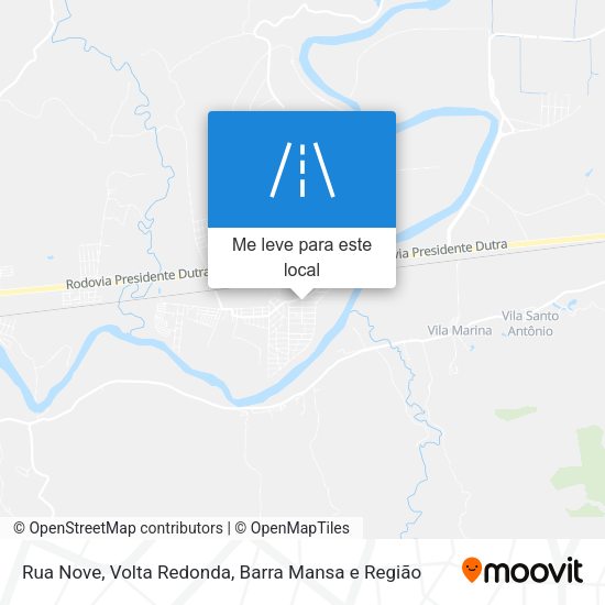 Rua Nove mapa