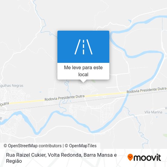 Rua Raizel Cukier mapa