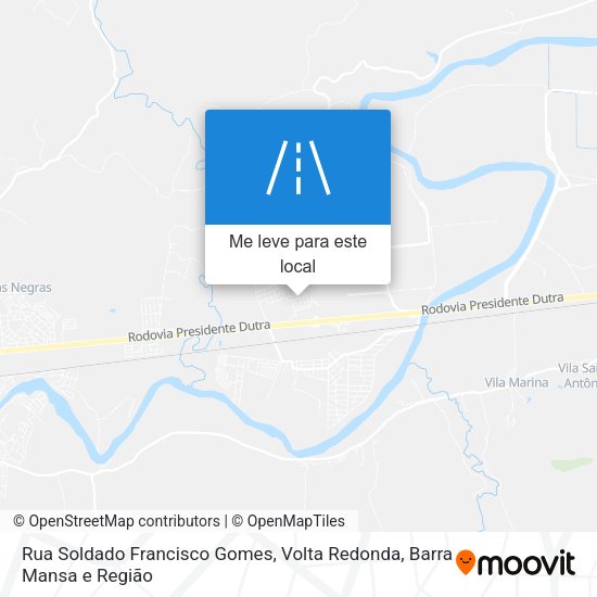 Rua Soldado Francisco Gomes mapa
