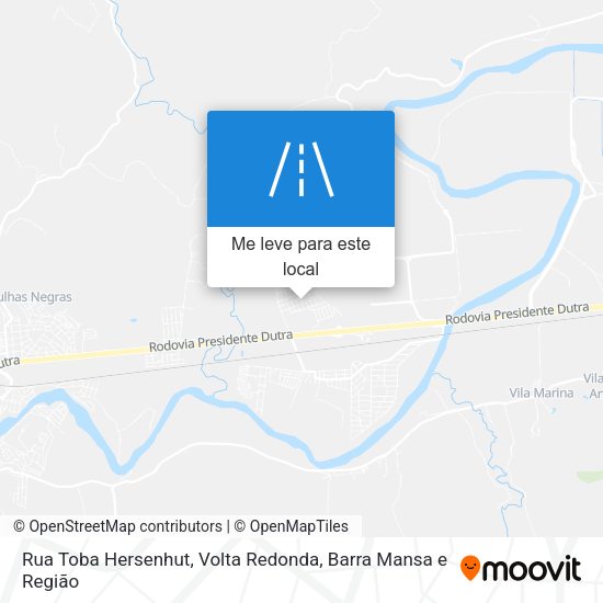 Rua Toba Hersenhut mapa