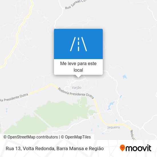 Rua 13 mapa