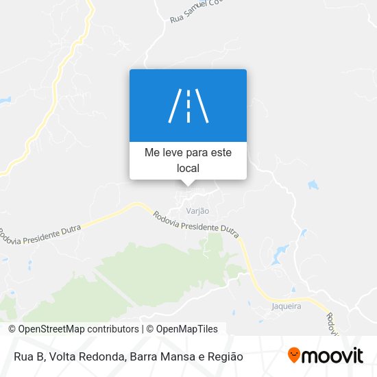 Rua B mapa