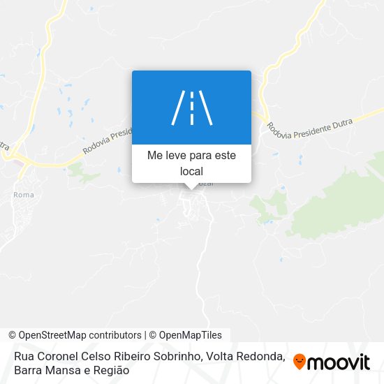 Rua Coronel Celso Ribeiro Sobrinho mapa
