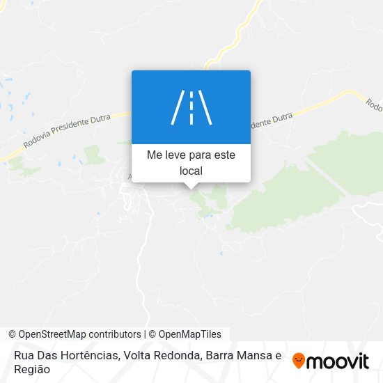 Rua Das Hortências mapa