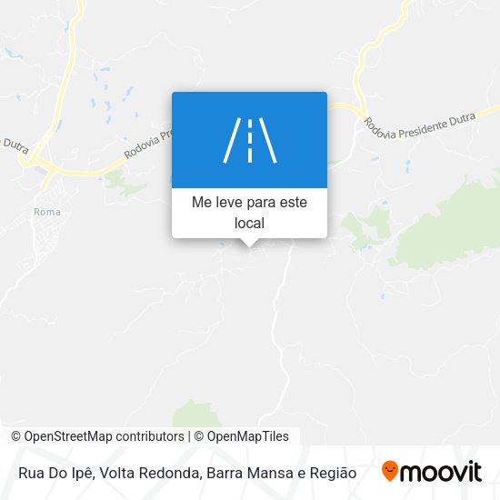 Rua Do Ipê mapa