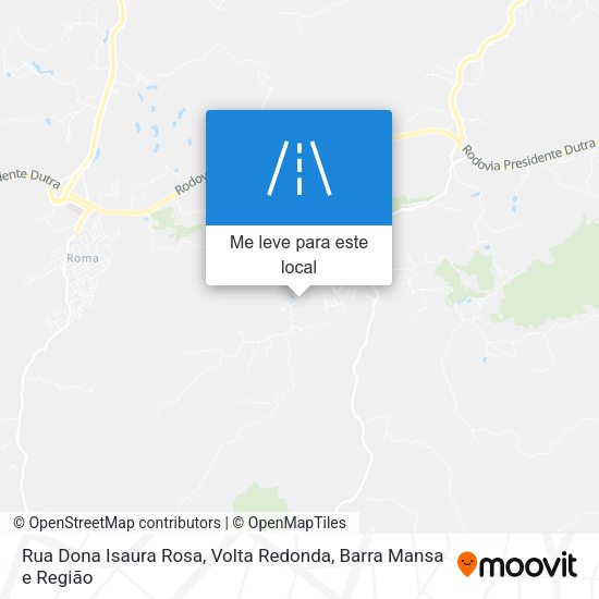 Rua Dona Isaura Rosa mapa