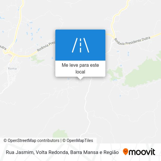 Rua Jasmim mapa