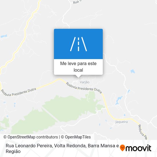 Rua Leonardo Pereira mapa