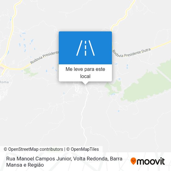 Rua Manoel Campos Junior mapa