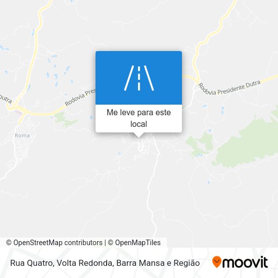 Rua Quatro mapa