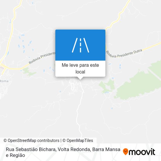 Rua Sebastião Bichara mapa