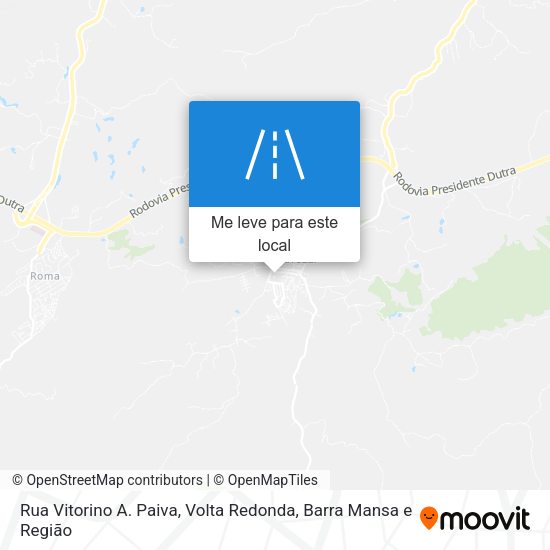 Rua Vitorino A. Paiva mapa