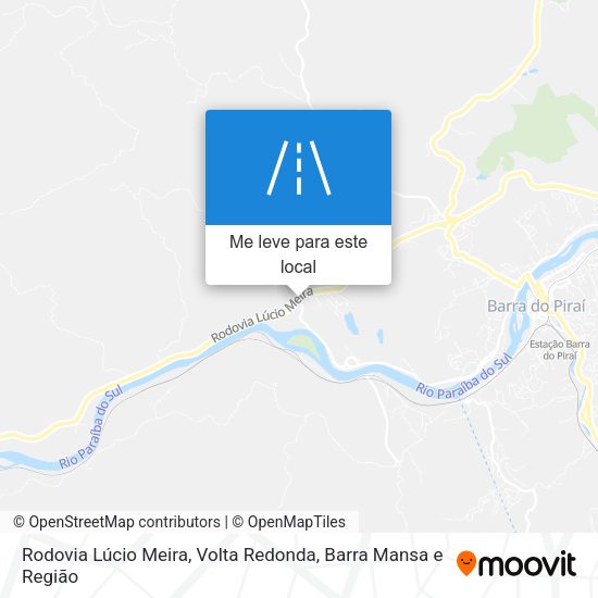 Rodovia Lúcio Meira mapa