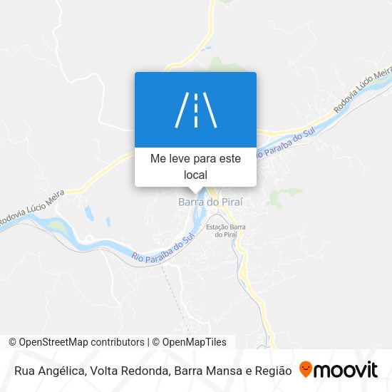 Rua Angélica mapa