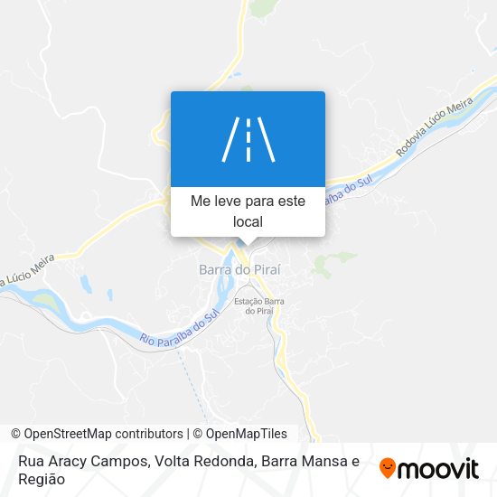 Rua Aracy Campos mapa