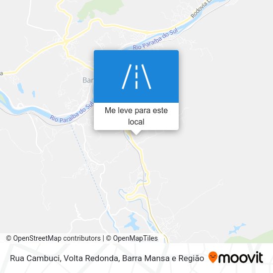 Rua Cambuci mapa