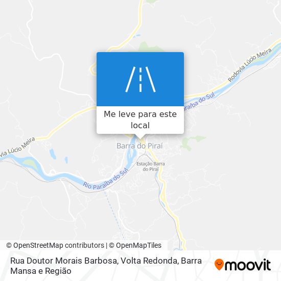 Rua Doutor Morais Barbosa mapa