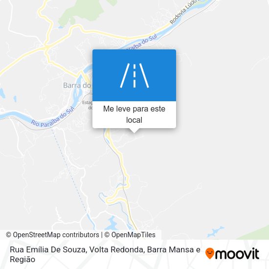 Rua Emília De Souza mapa