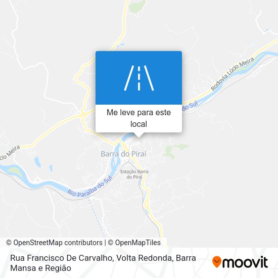 Rua Francisco De Carvalho mapa