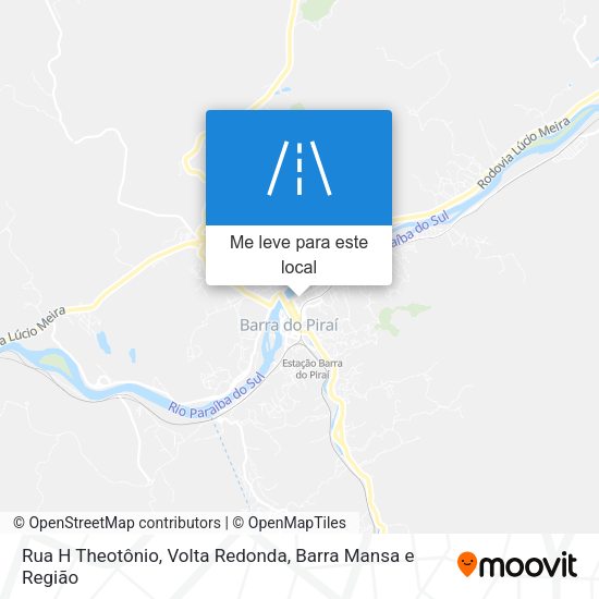 Rua H Theotônio mapa