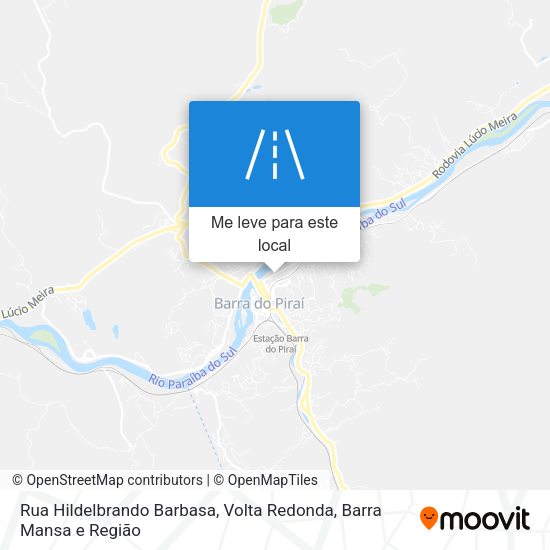 Rua Hildelbrando Barbasa mapa