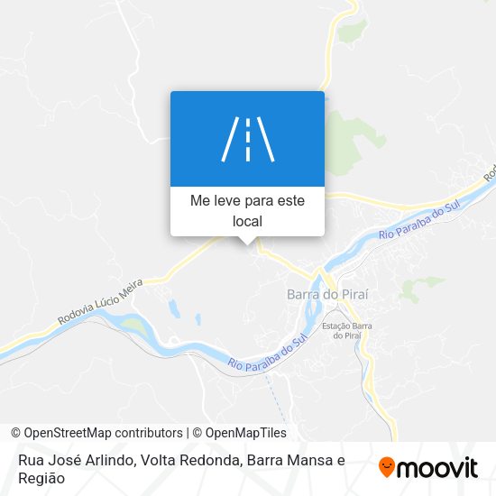 Rua José Arlindo mapa