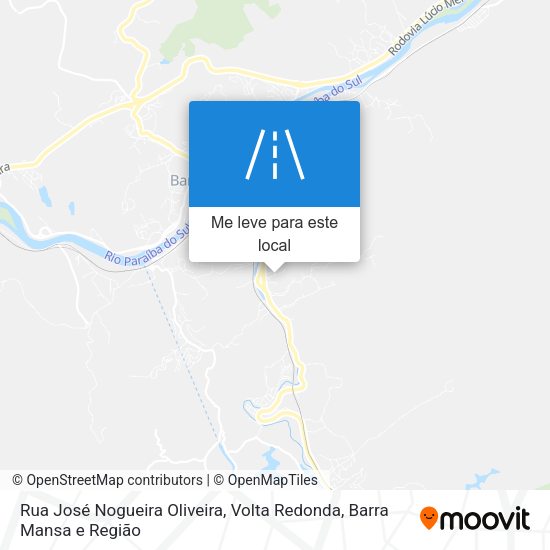 Rua José Nogueira Oliveira mapa