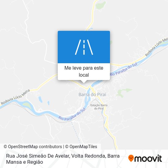 Rua José Simeão De Avelar mapa
