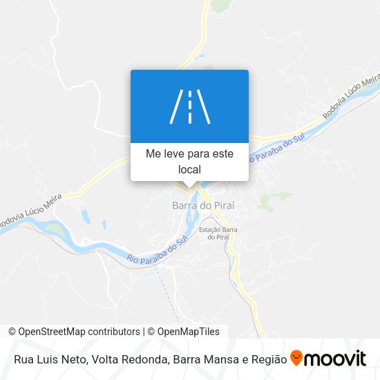 Rua Luis Neto mapa