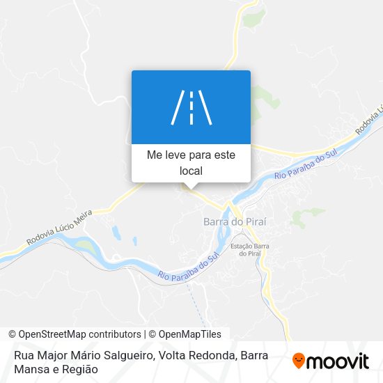Rua Major Mário Salgueiro mapa