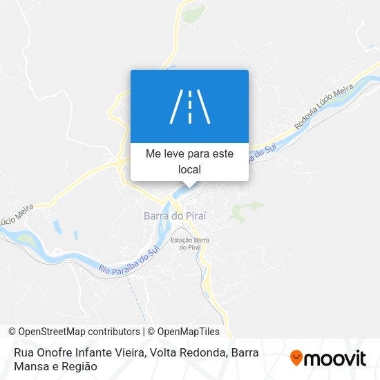 Rua Onofre Infante Vieira mapa
