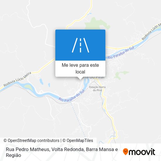Rua Pedro Matheus mapa