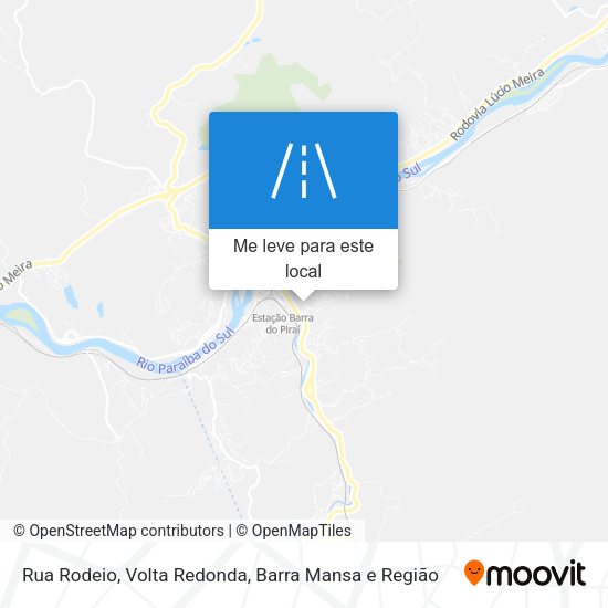 Rua Rodeio mapa