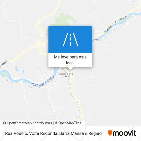 Rua Rodeio mapa