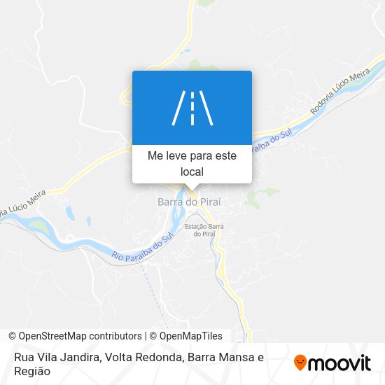 Rua Vila Jandira mapa