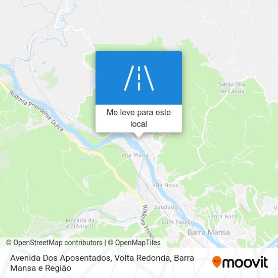 Avenida Dos Aposentados mapa