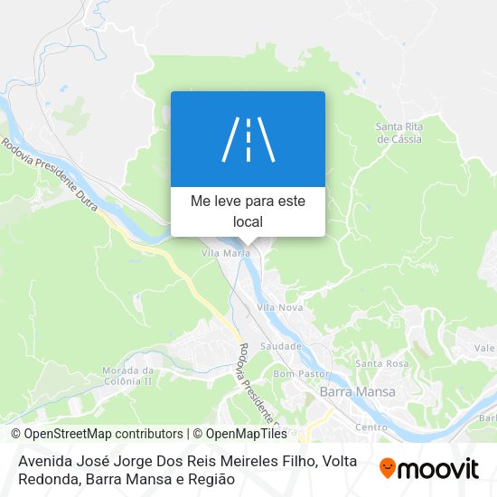 Avenida José Jorge Dos Reis Meireles Filho mapa