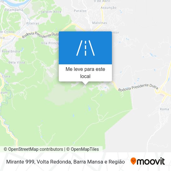 Mirante 999 mapa