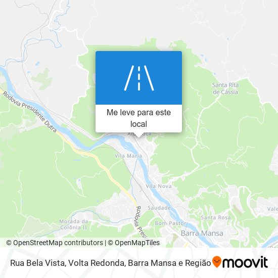 Rua Bela Vista mapa