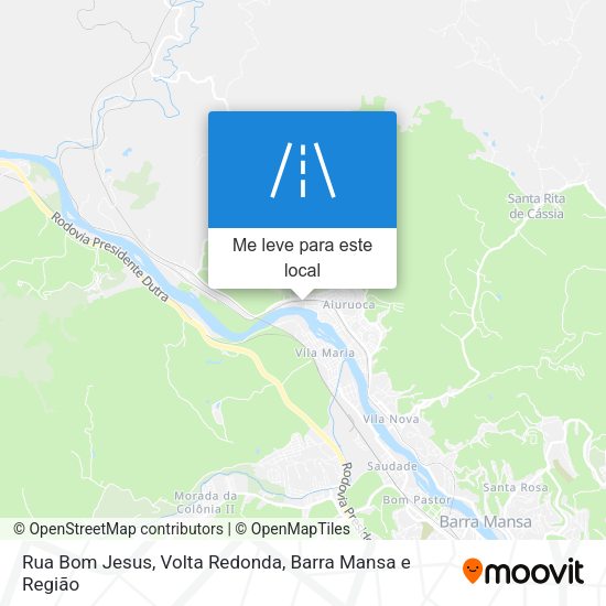 Rua Bom Jesus mapa