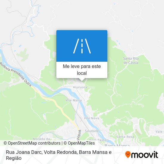Rua Joana Darc mapa