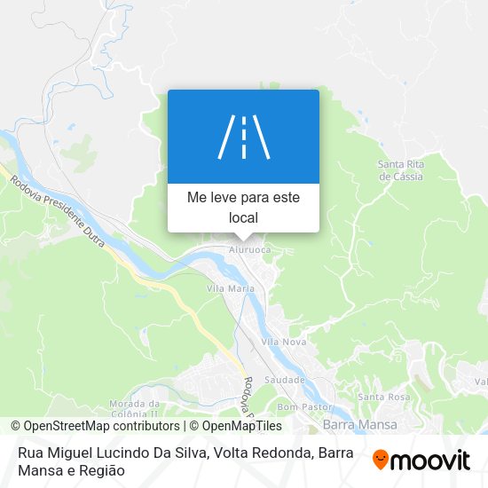Rua Miguel Lucindo Da Silva mapa