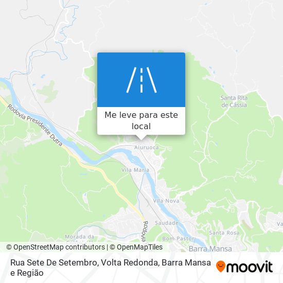 Rua Sete De Setembro mapa