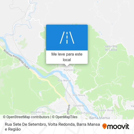 Rua Sete De Setembro mapa