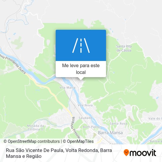 Rua São Vicente De Paula mapa