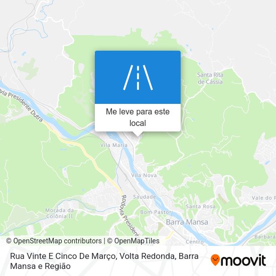 Rua Vinte E Cinco De Março mapa