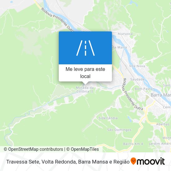 Travessa Sete mapa