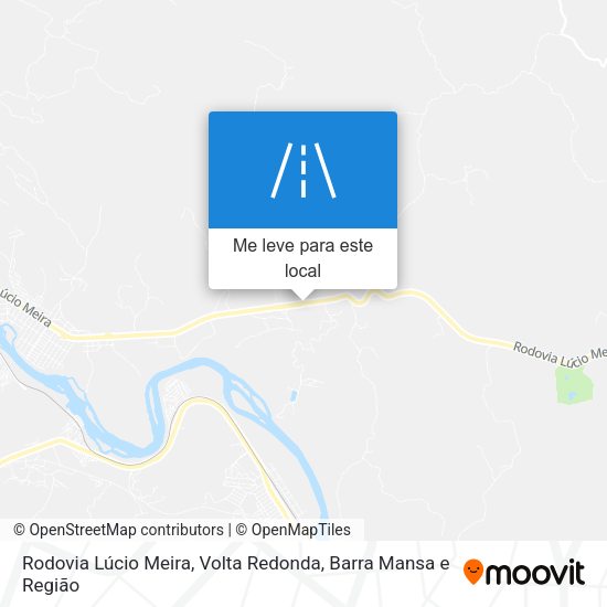 Rodovia Lúcio Meira mapa